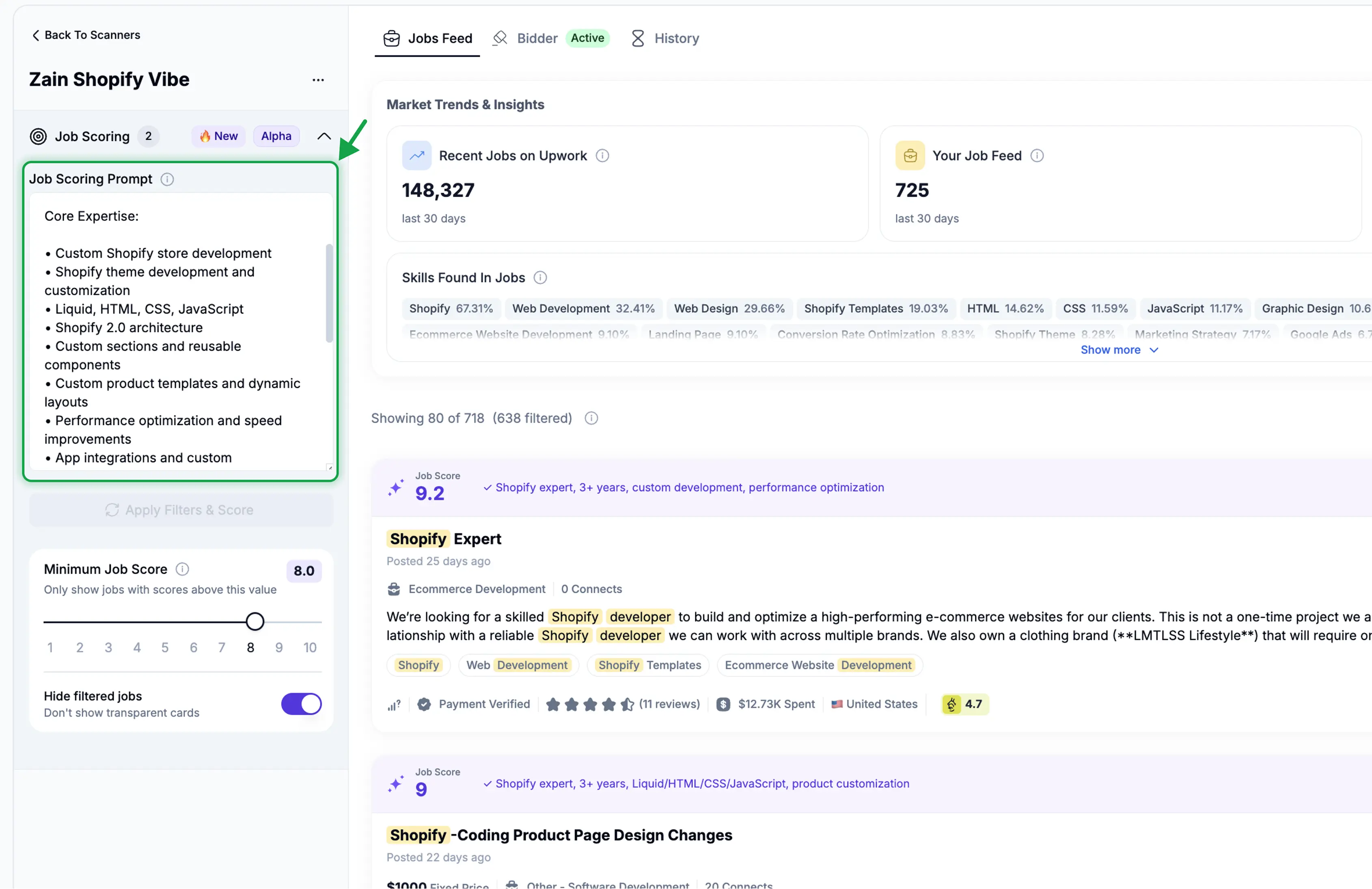 Vibe Search job results