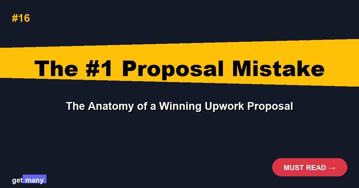 The Anatomy of a Winning Upwork Proposal