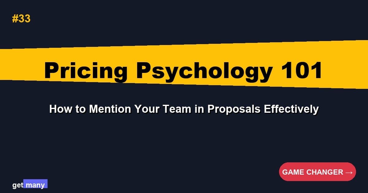 How to Mention Your Team in Proposals Effectively
