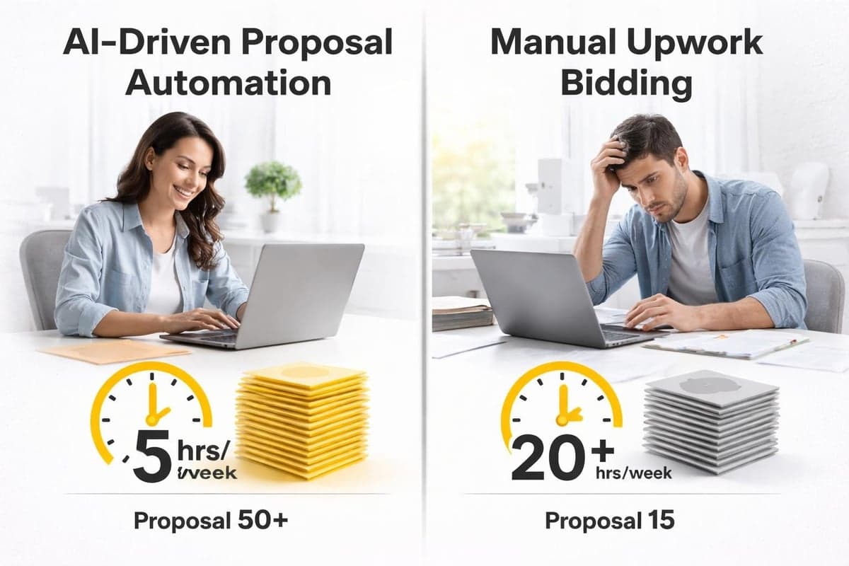 Upwork AI Agent vs Manual Proposals: What Works for Agencies in 2026